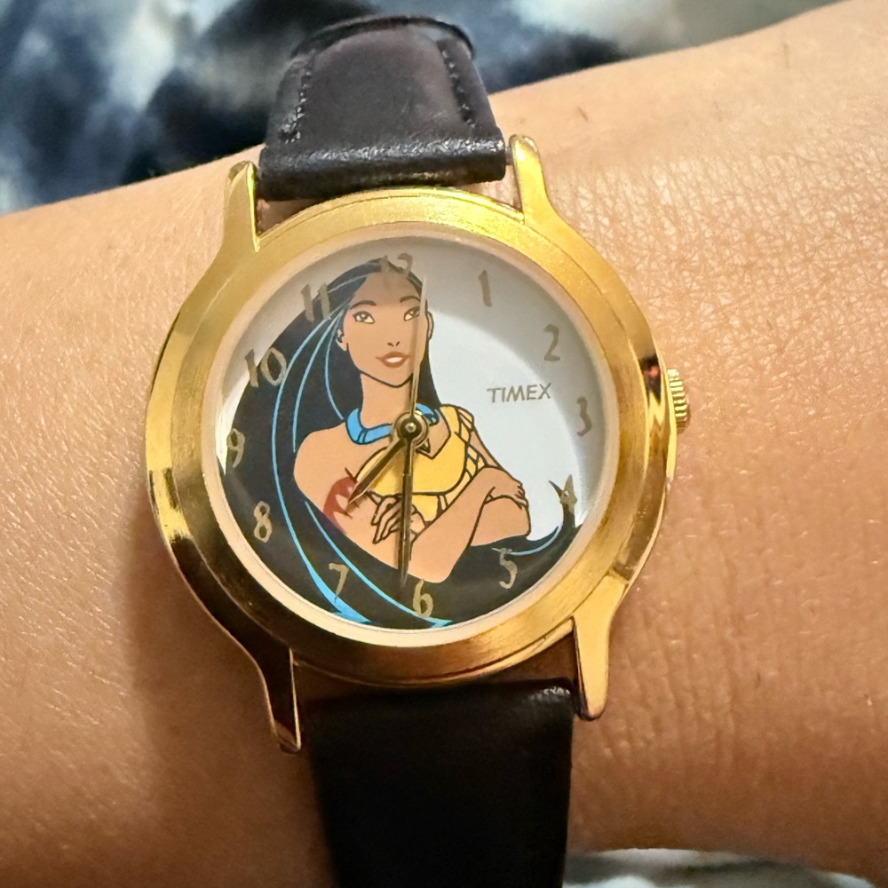 Timex Vintage Pocahontas Watch by Disney Collectible Retro Watch new battery